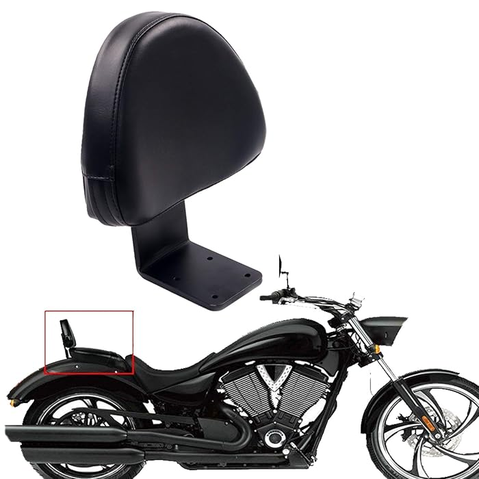 Buy Bid4ze Black Motorcycle Sissy Bar Rear Passenger Backrest For