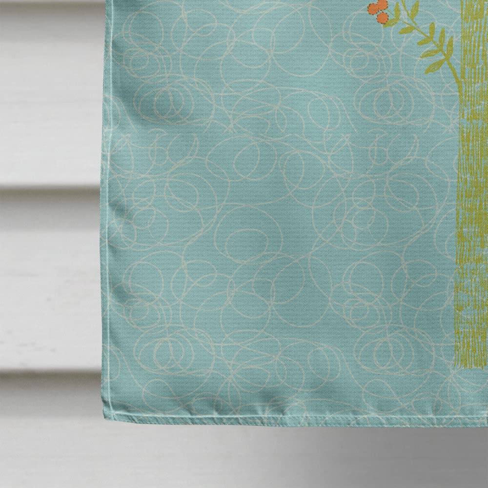 Caroline's Treasures Bandiera Benvenuto Havanese Per Giardino - 28x38 Cm, 100% Poliestere, Stampa Bifacciale