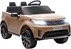 AIYAPLAY Land Rover Discovery Licensed 12V Electric Car for Kids, Ride on SUV with Remote Control, 4 Wheel Suspension System, Slow Start, LED Lights,