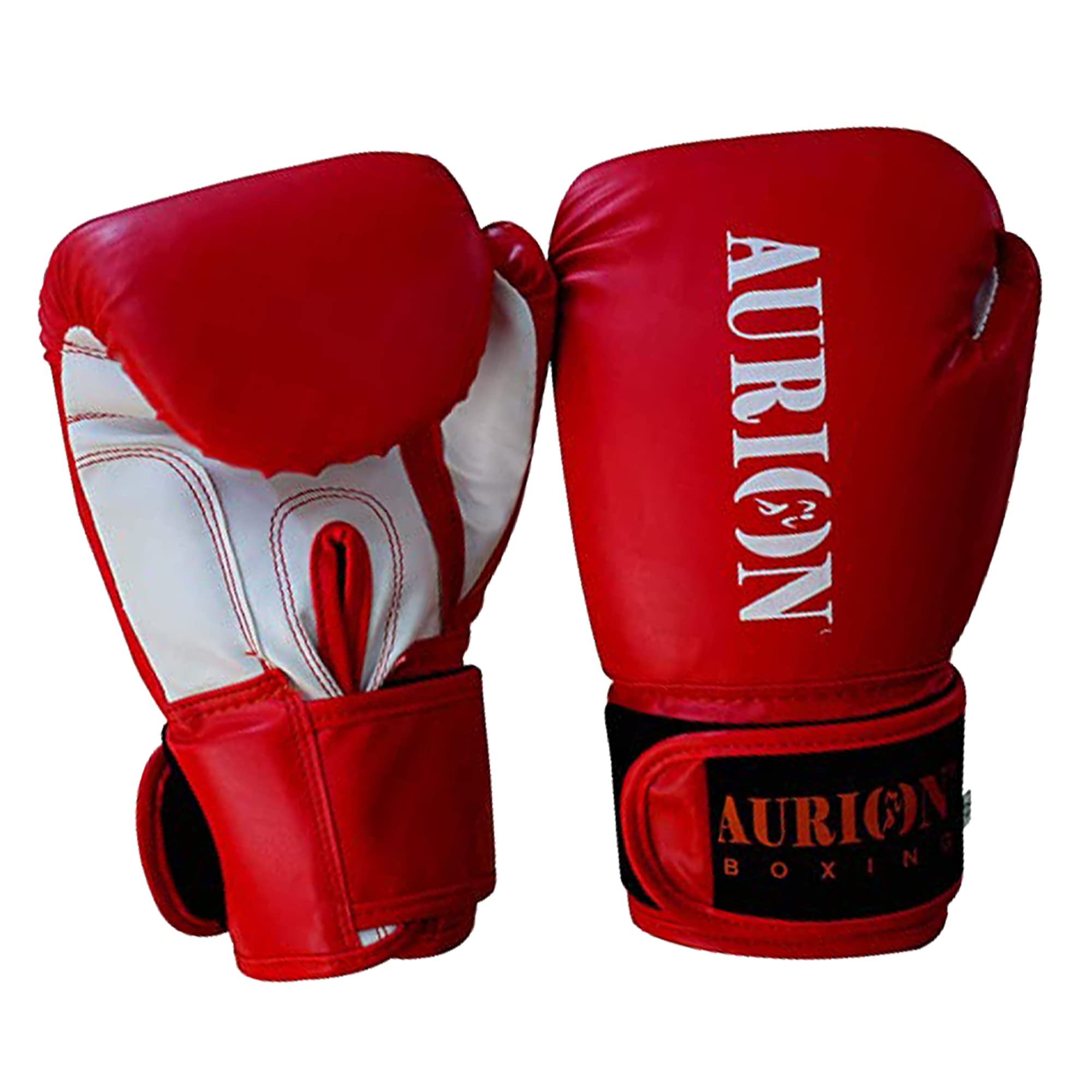 Aurion Premium Strenght Pvc Longlasting Boxing Gloves Red White