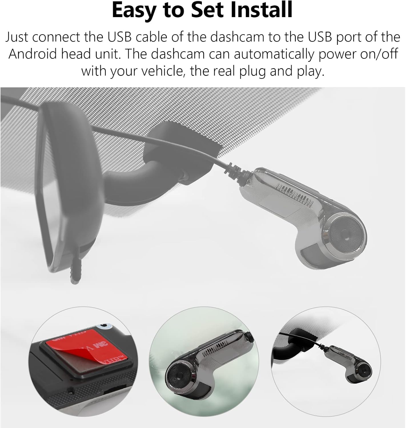 Dashcam installation steps