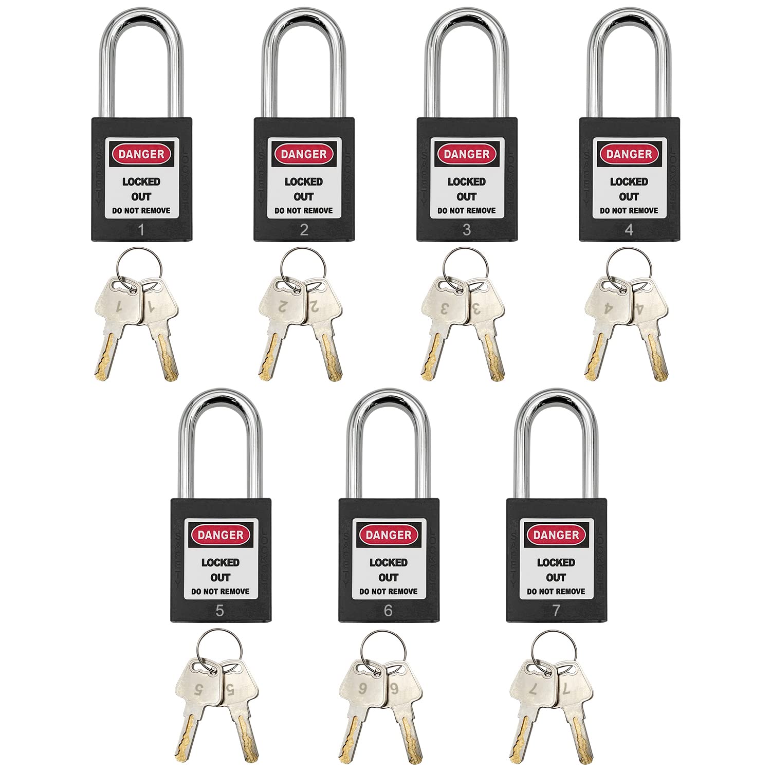 Lock Out Tag Out Kit SAFBY Portable Lockout Tagout Box Kit With 5 ...