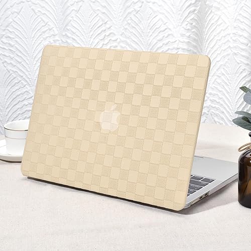Miniatura 73 de Seorsok Compatible con MacBook Air de 13 pulgadas 2022 2021 2020 2019 2018 versión A1932 A2179 M1 A2337 Touch ID, elegante funda rígida de plástico