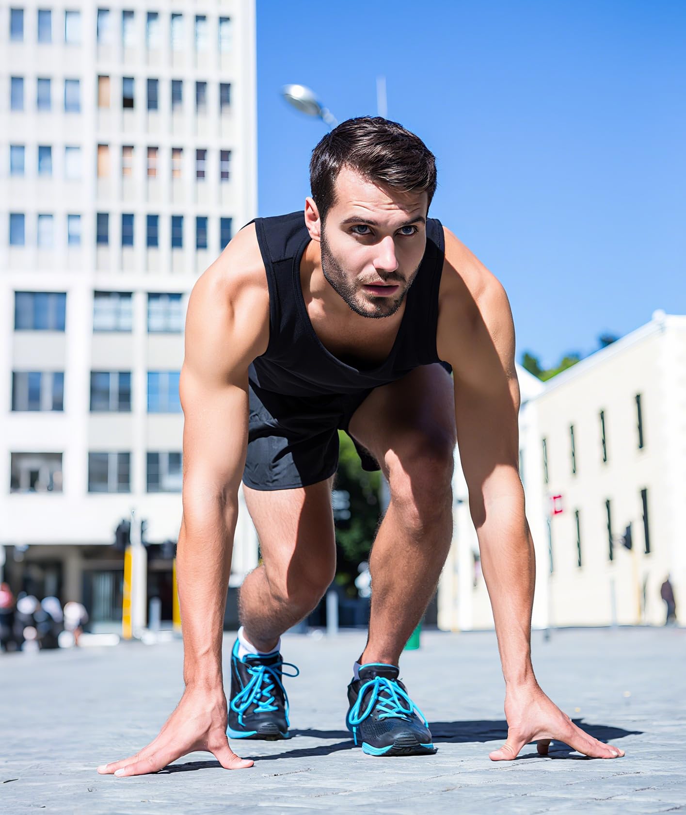 Boyzn Canottiera da uomo in cotone per allenamento, atletica, palestra, fitness, bodybuilding, senza maniche, per uomo