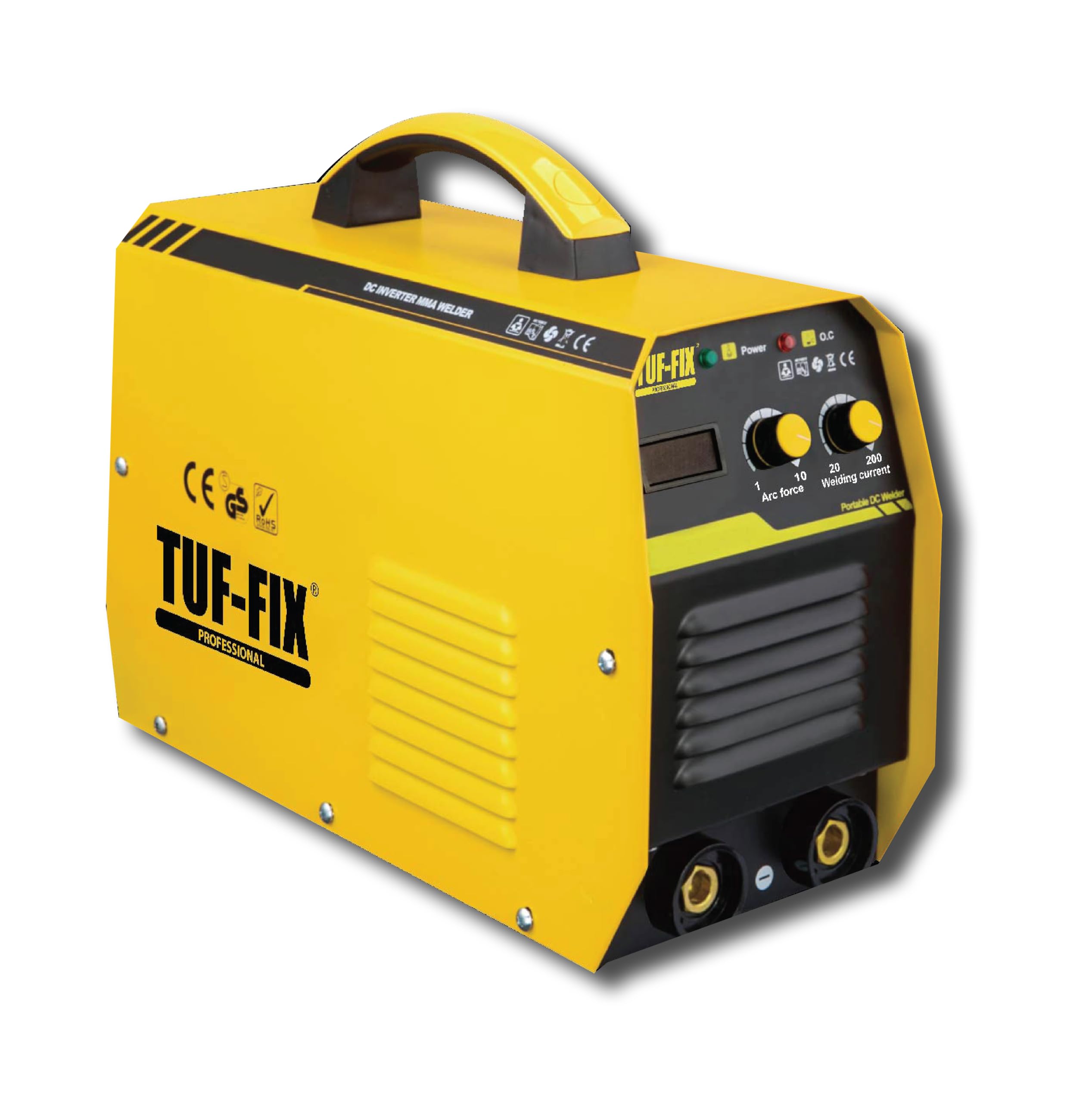 TUF-FIX MMA-300S Welding Machine – 200-300A MOSFET Inverter MMA Welder for Steel & Carbon Steel with Accessories Included