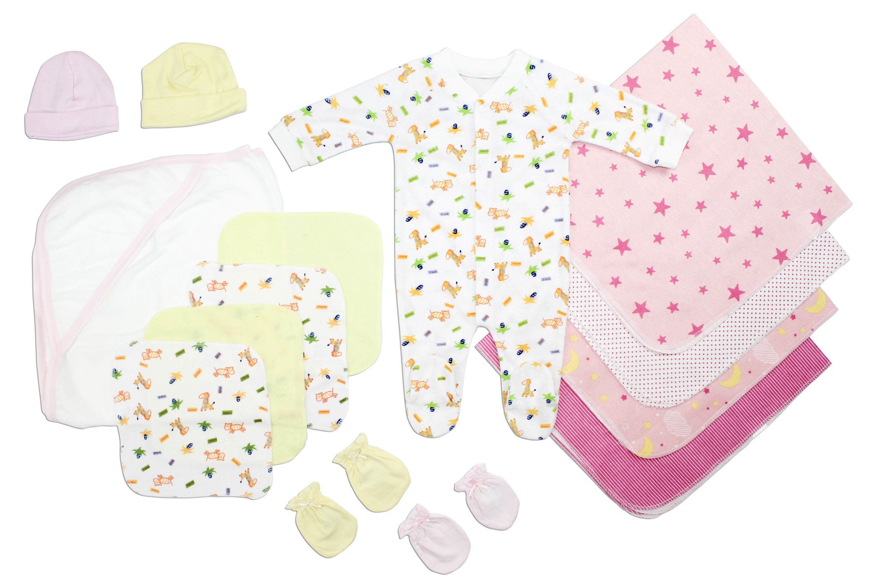 Bambini Newborn Baby Girls 14 Pc Layette Set