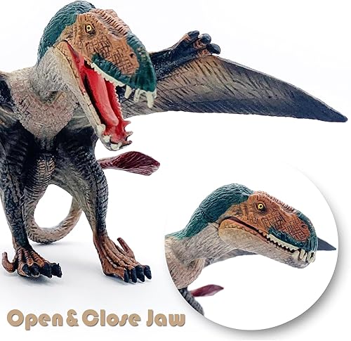 Miniatura 5 de Gemini&Genius Juguetes de dinosaurio, figuras de acción de pterosaurio, grandes regalos, colección, decoración de pasteles, juego de roles,