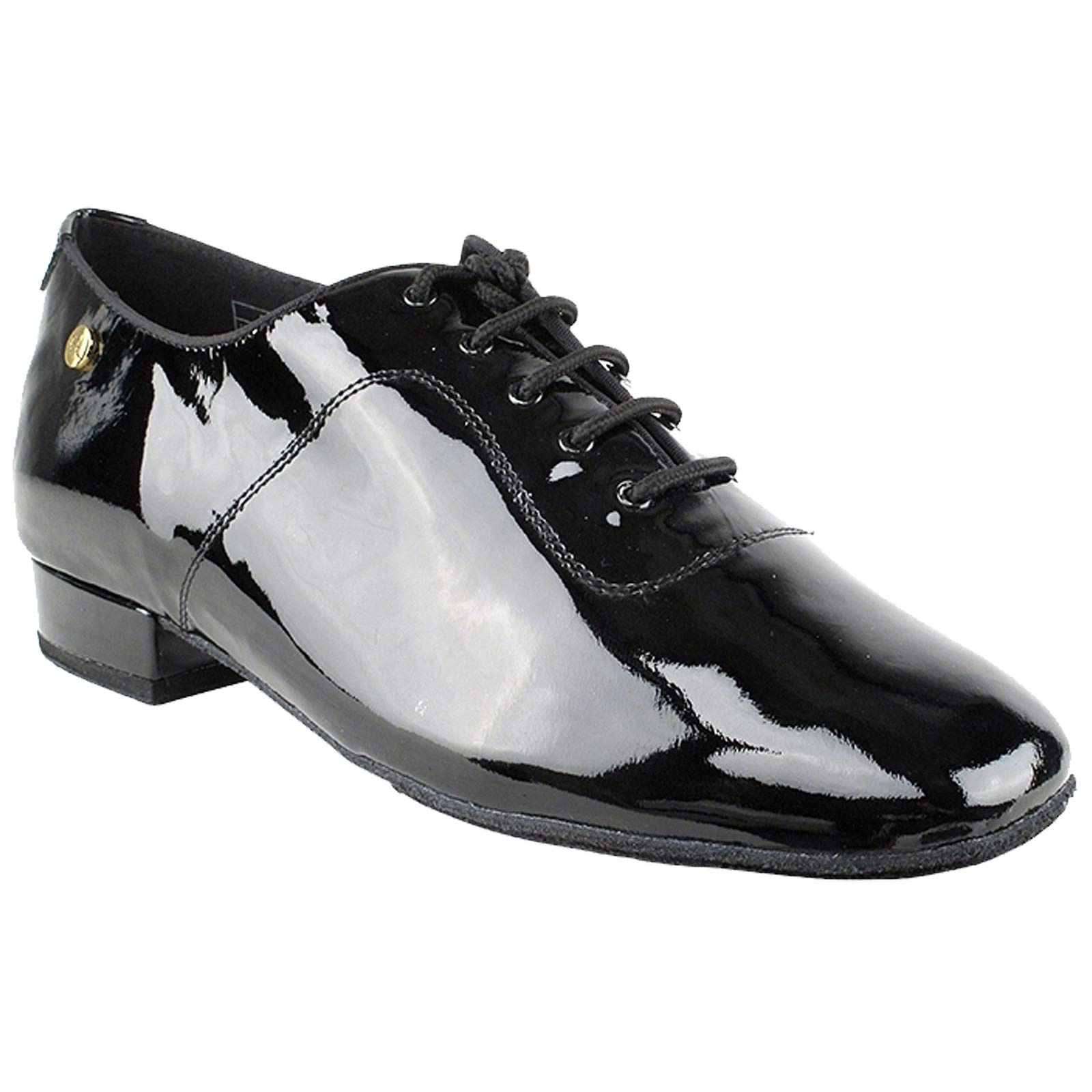 Very Fine Men's Ballroom Salsa Coaching Dance Shoes CD1427DBEB Double Sole Dance Shoes (Bundle of 5), Black Patent 8.5 M US Heel 1 Inch