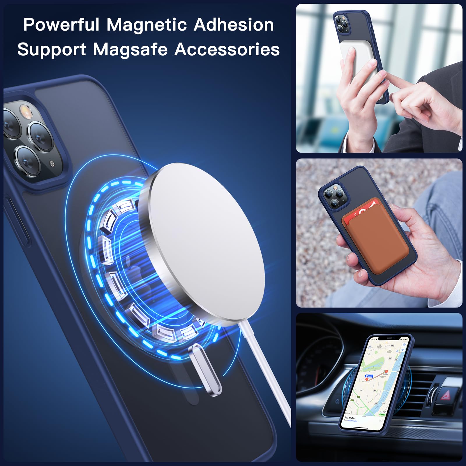 Amazon.com: Noonin Strong Magnetic Case for iPhone 11 Pro Max