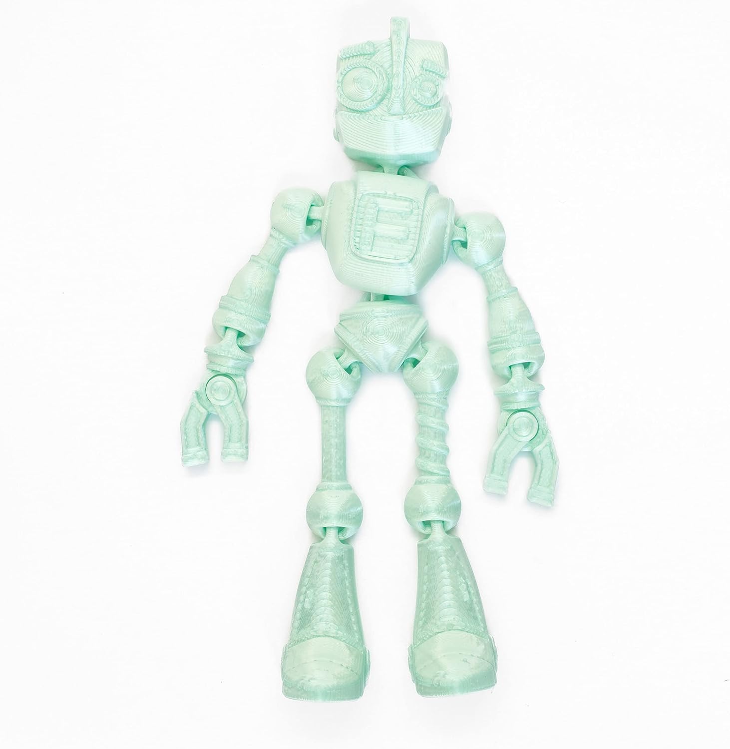 Friendly Fidget Robot | Flexible Articulating Companion | Random Color