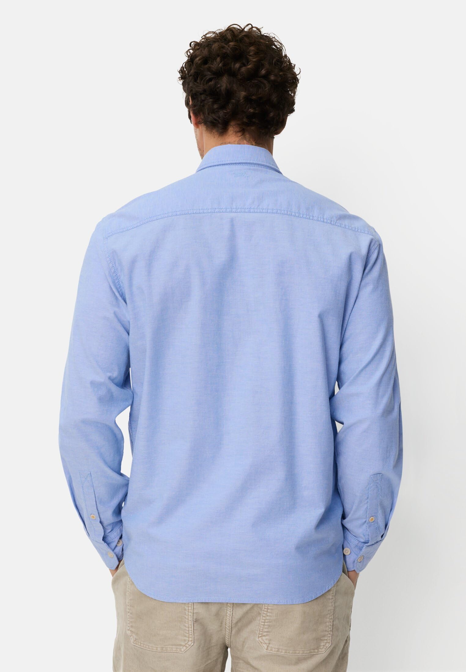 camel active Herren Oxford Hemd mit Button-Down-Kragen