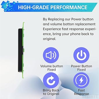 for Samsung Galaxy A23 5G Power Volume Button Replacement Black