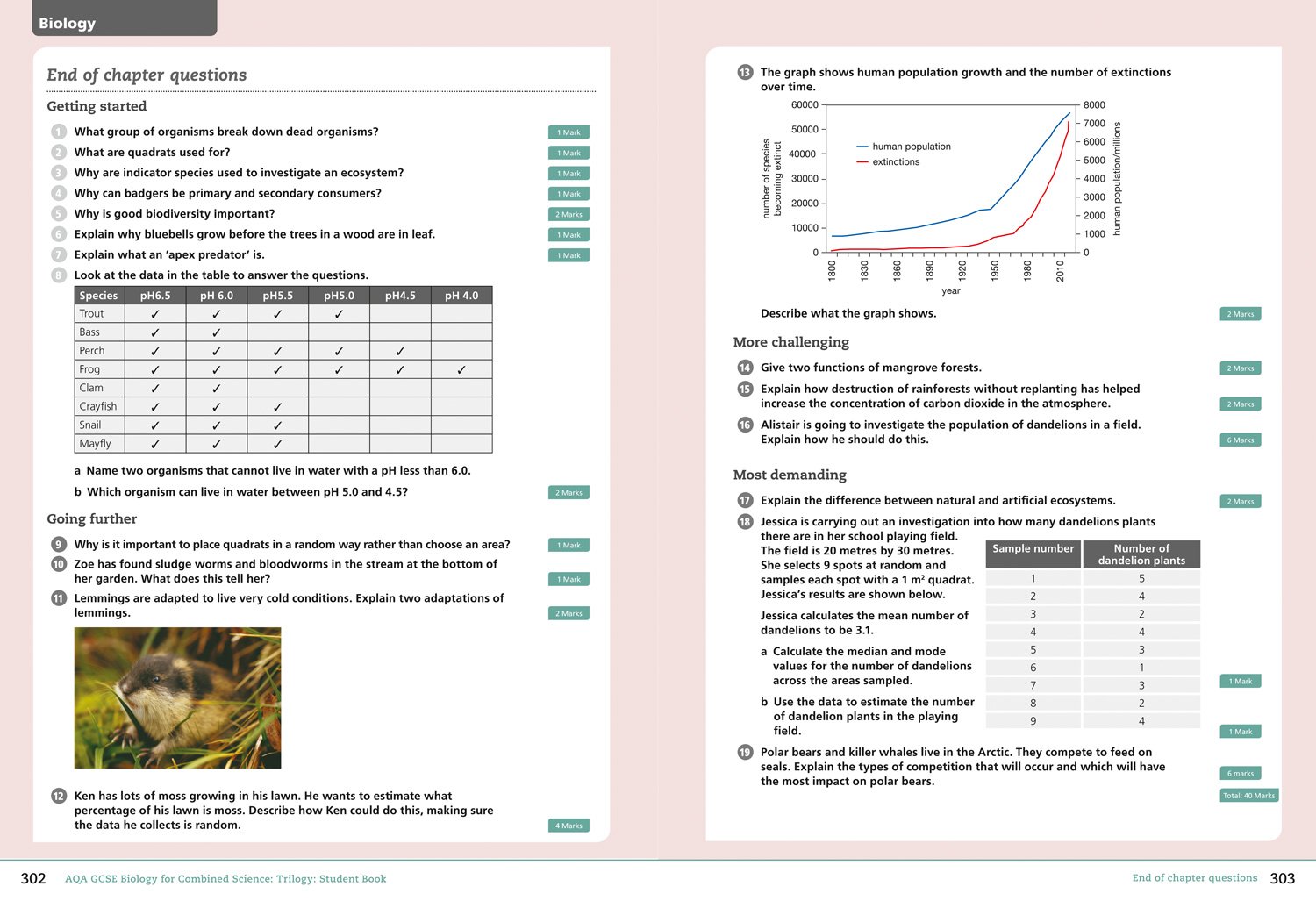 AQA GCSE Biology for Combined Science: Trilogy 9-1 Student Book