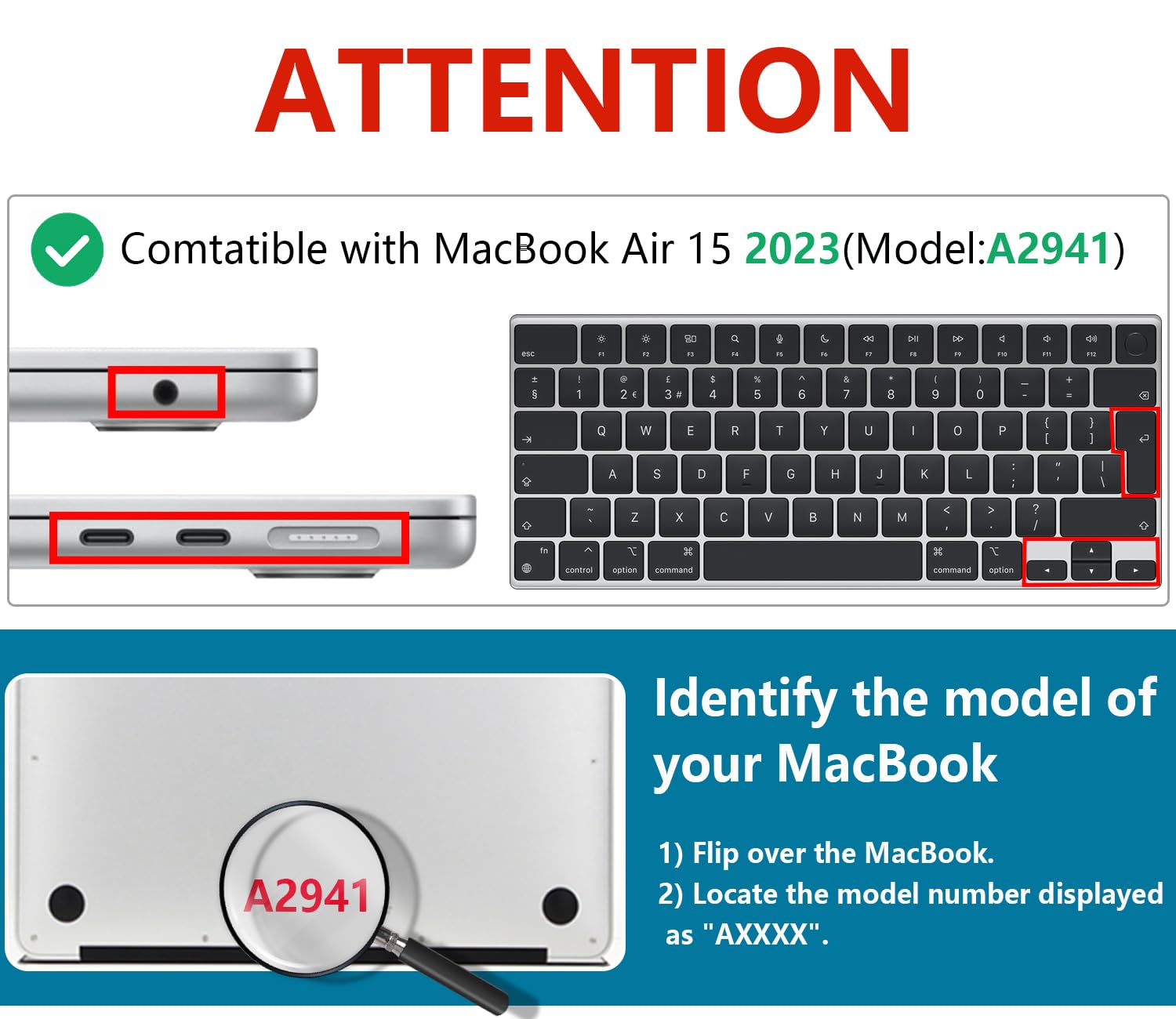 NPUOLS Custodia Protettiva per MacBook Air 15 Pollici Cover 2025-2023 Modello M4 A3241 M3 A3114 A2941 M2 con Touch ID, 15,3" Opaco Rigide Protection Custodia e Ultra Sottile UE Tastiera Cover, Rosa