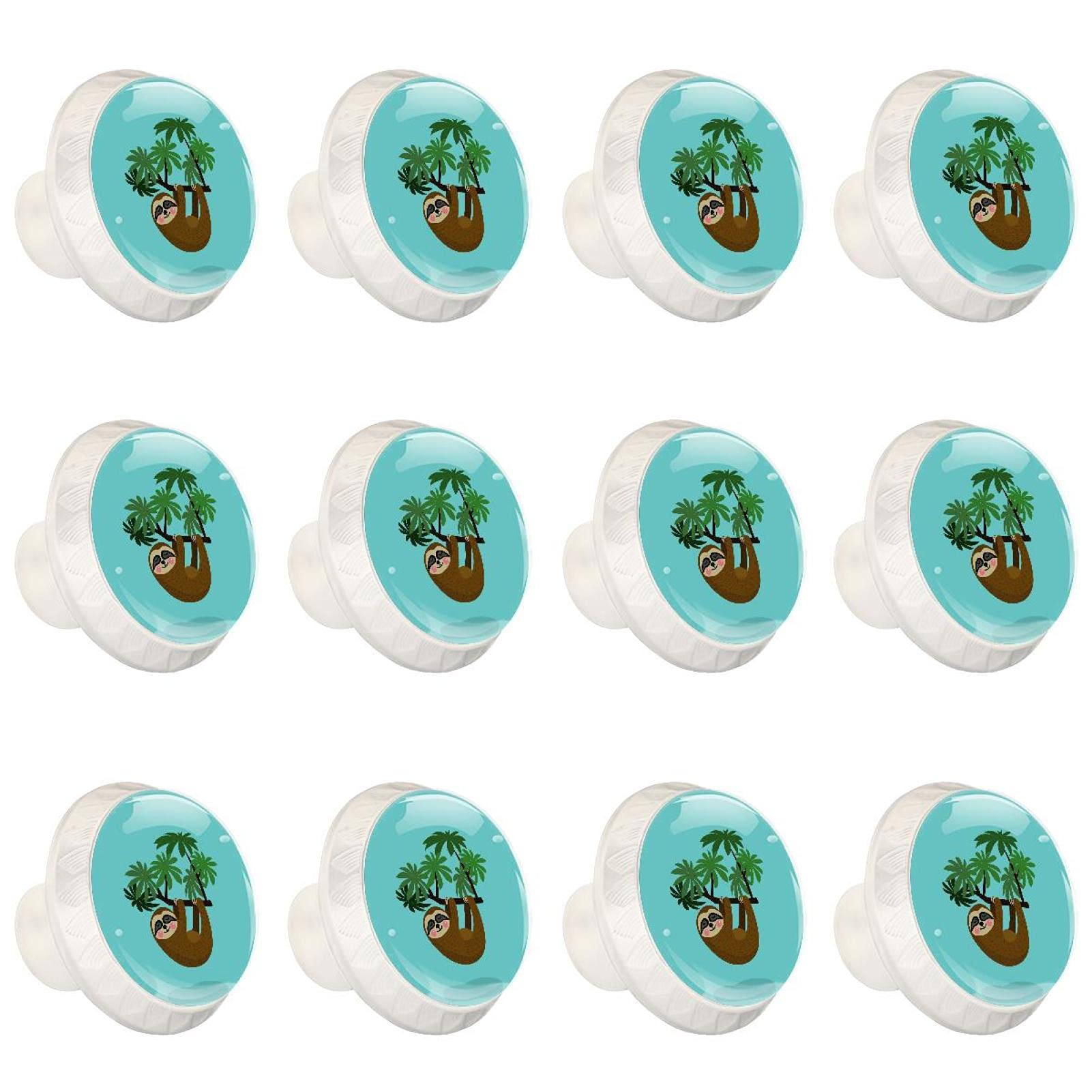 Boutons de cuisine vert paresseux pour relooker une commode ou des tiroirs de placard