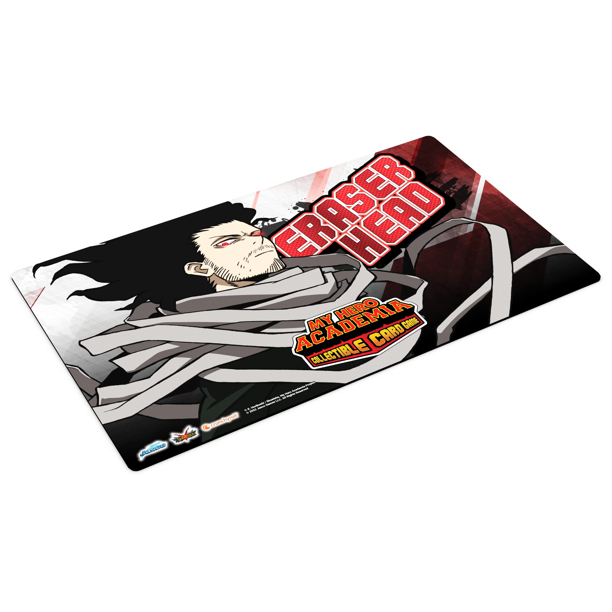 Amazon.com: My Hero Academia Collectible Card Game Series 3 Eraser Head  PLAYMAT | 18" by 24" Rubber Game Mat | Ages 14+ | 20-30 Minutes | Made by  Jasco Games : Toys & Games
