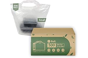 Reli. To Go Bags Reusable Plastic Bags with Handles