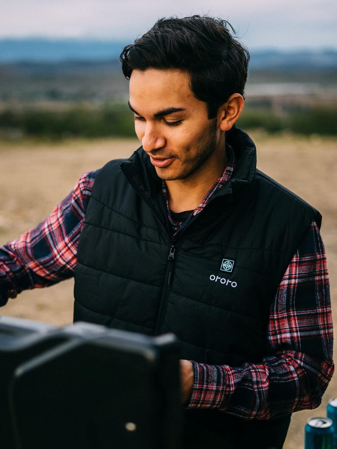 ORORO Men's Lightweight Heated Vest with USB-C Rechargeable Battery, Puffer Classic Heating Vest - Image 2