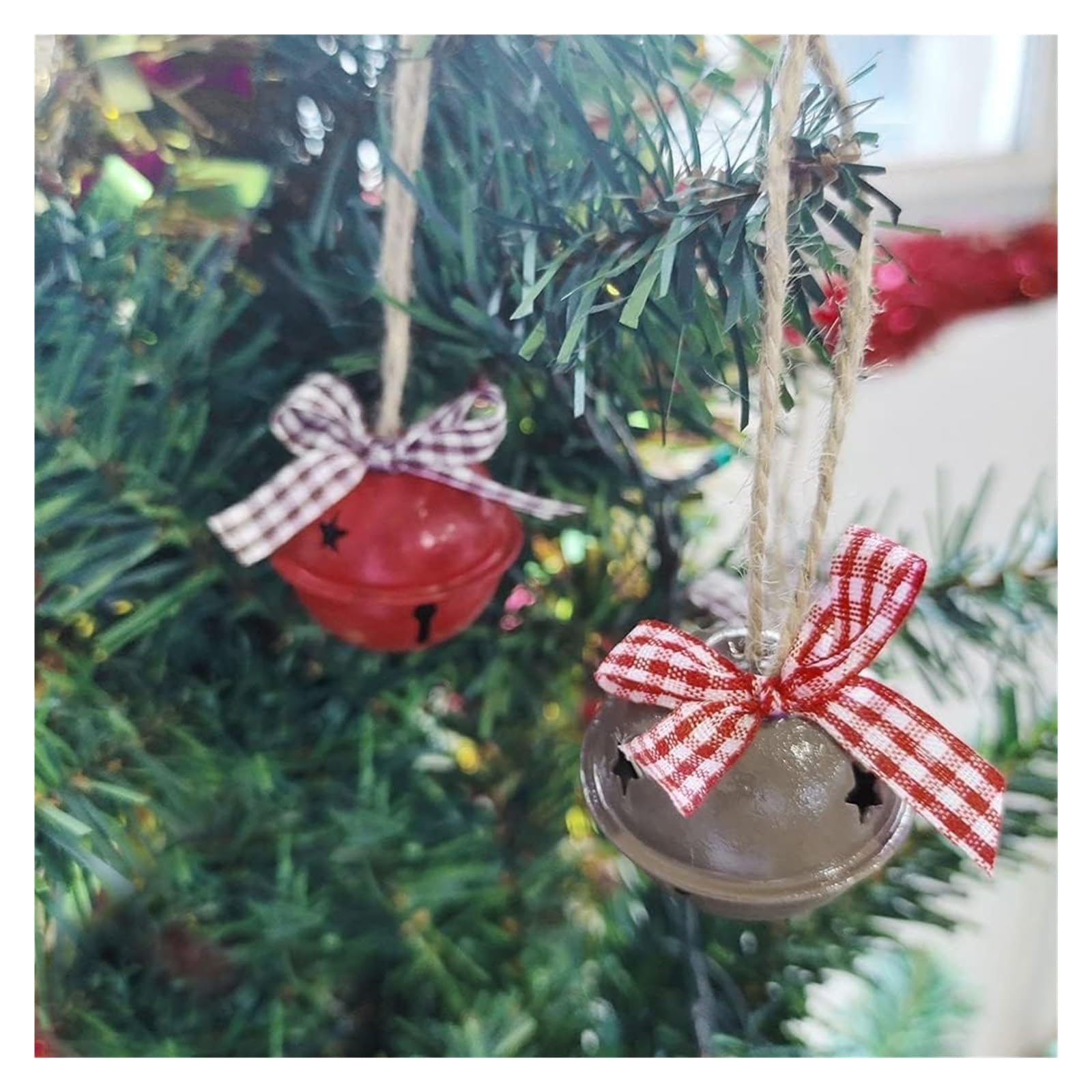 Campanas artesanales, Adornos de Campana navideña, Campanas artesanales, pequeñas Campanas navideñas, Adorno de Regalo, decoración pequeña de Bricolaje