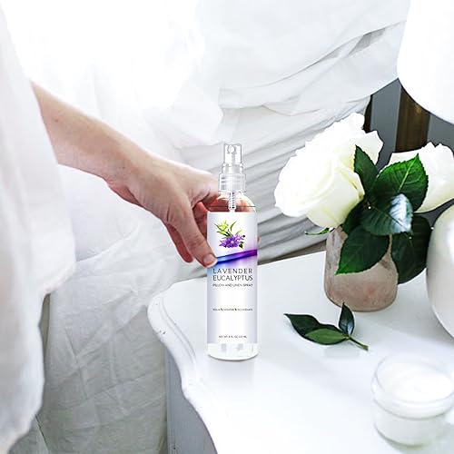 Miniatura 6 de Almohada de eucalipto de lavanda natural en aerosol y lino, el mejor aerosol casero para relajar la mente, los patrones de sueño y el cuerpo, fuerte
