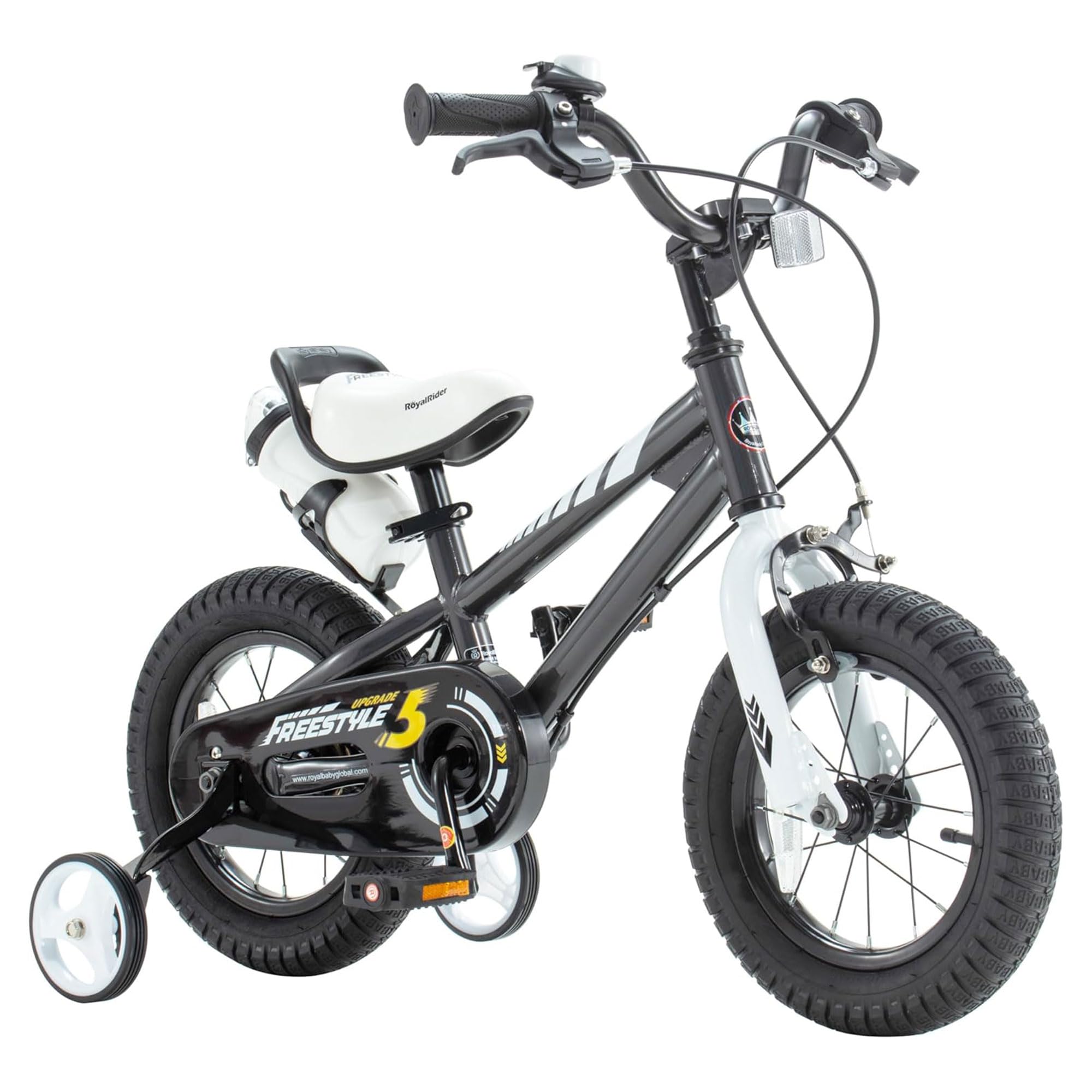 RoyalBaby Kids Bike EZ Balance to Pedal Dual Handbrake Toddlers Boys Girls Bicycle 12-20 Inch for Age 3-10 Years