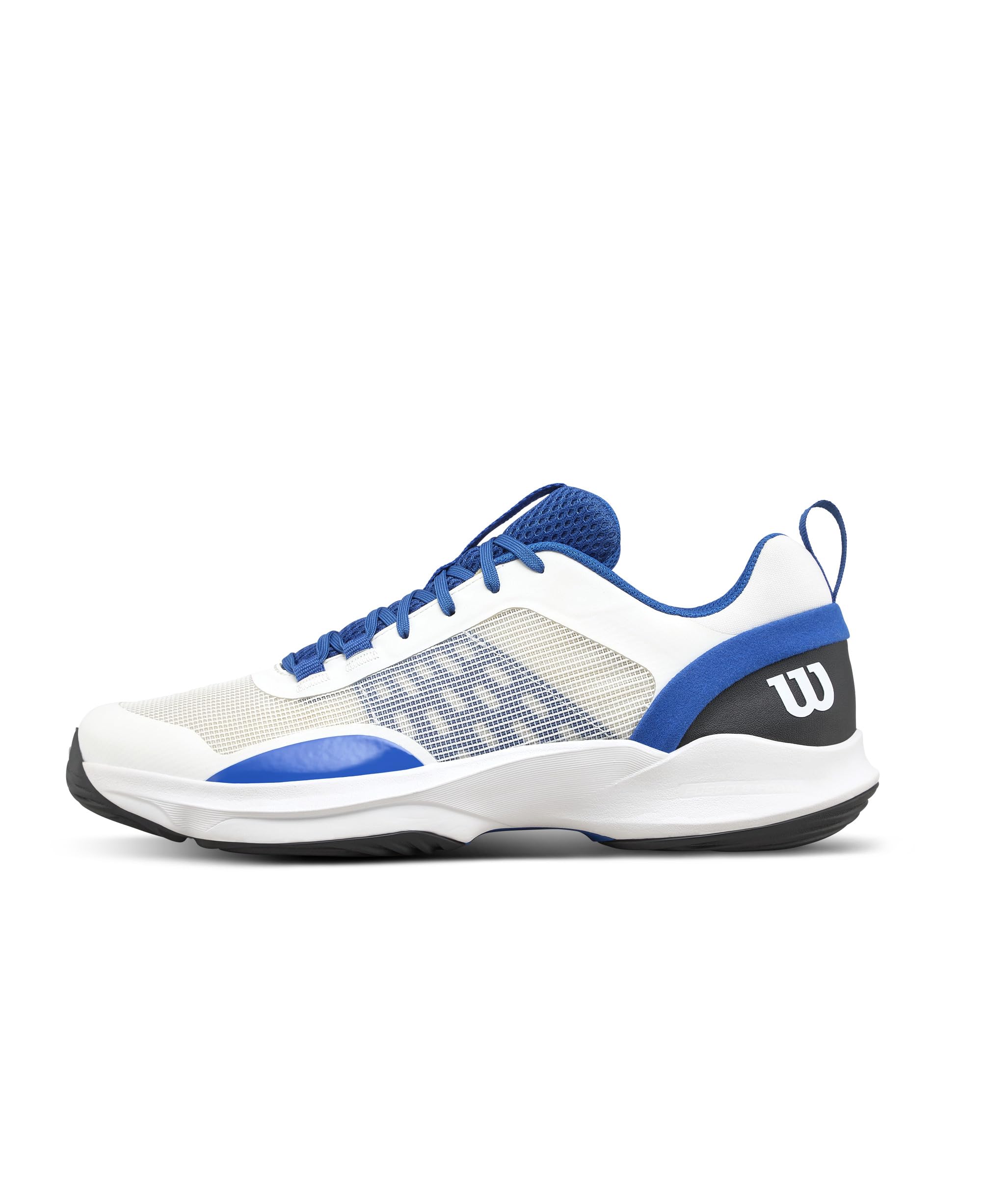 WILSON Tênis masculino Hurakn Pro V2 Padel, Branco/Deja Vu Azul