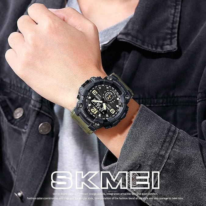 Gosasa Big Dial Digital Watch S Shock Men Military Army Watch Water Resistant LED Outdoor Sports Watches