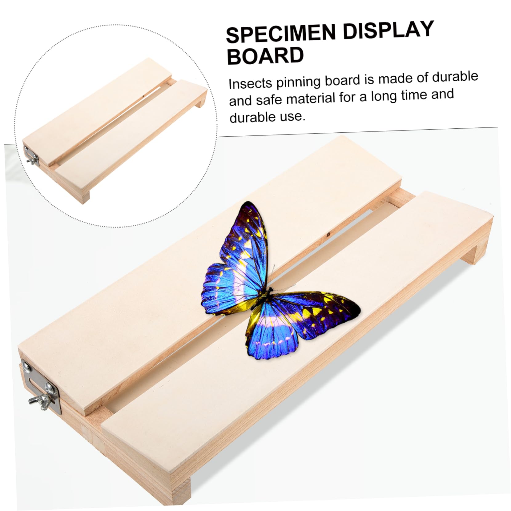 Cabilock Adjustable Butterfly Wings Display Board Specimen Making Tool for and Science Education for and Butterflies
