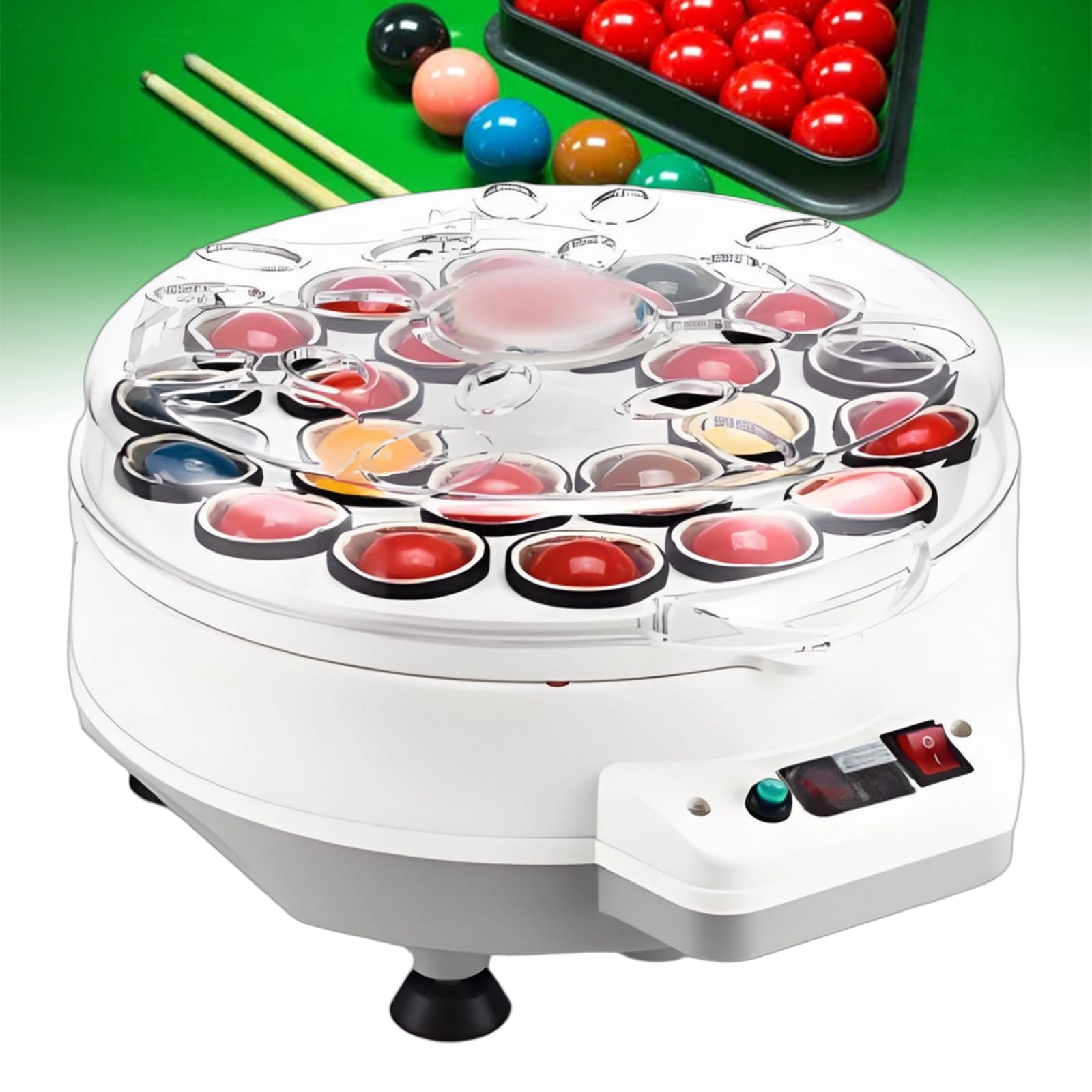 Nettoyeur de boules de billard électrique silencieux pour un polissage de précision