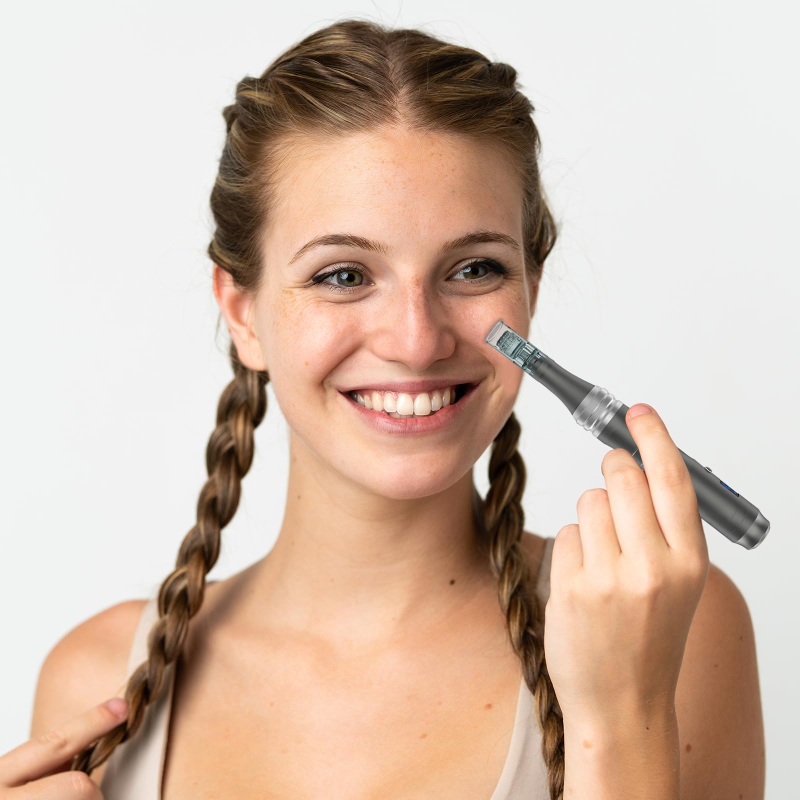 Dr Pen M8 Microneedling Pen 0.25mm Rechargeable 20 Cartridges for Home Use