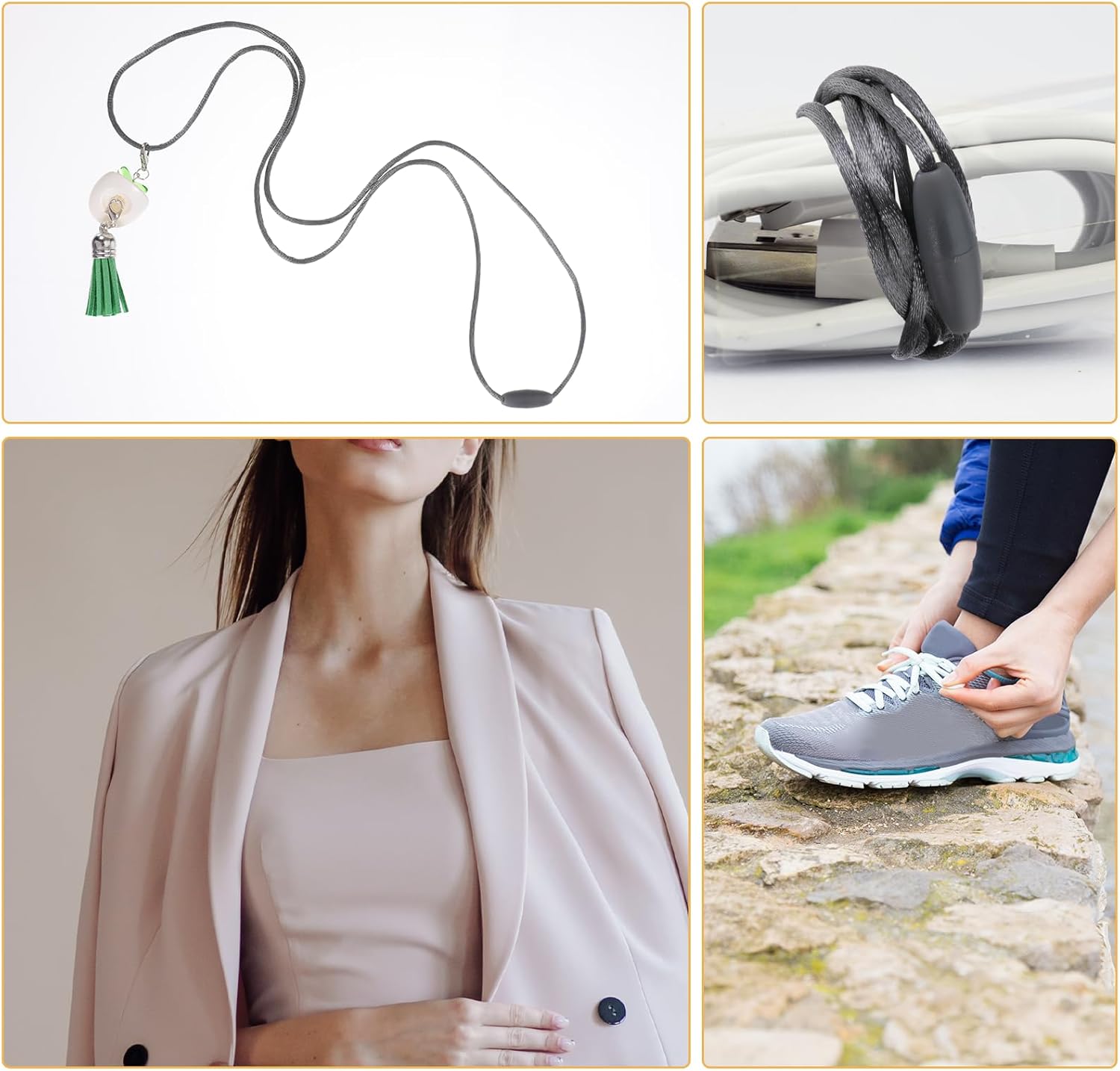 30 Sets Breakaway Clasp with Necklace Cords, Nylon Breakaway Clasp for Lanyard, Nylon Lanyard String Rope for DIY Jewelry Making Pendant Bracelet Craft, Vivid Colors - Image 6