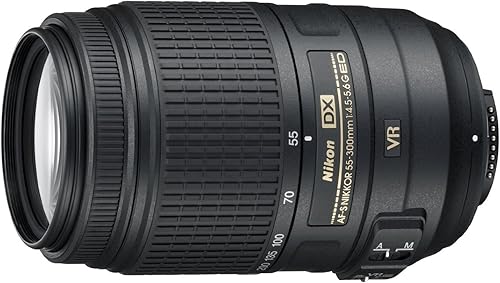 Nikon AF-S DX NIKKOR 2.165-11.811 in f4.5-5.6G ED Lente de zoom con reducción de vibración con enfoque automático para cámaras DSLR Nikon
