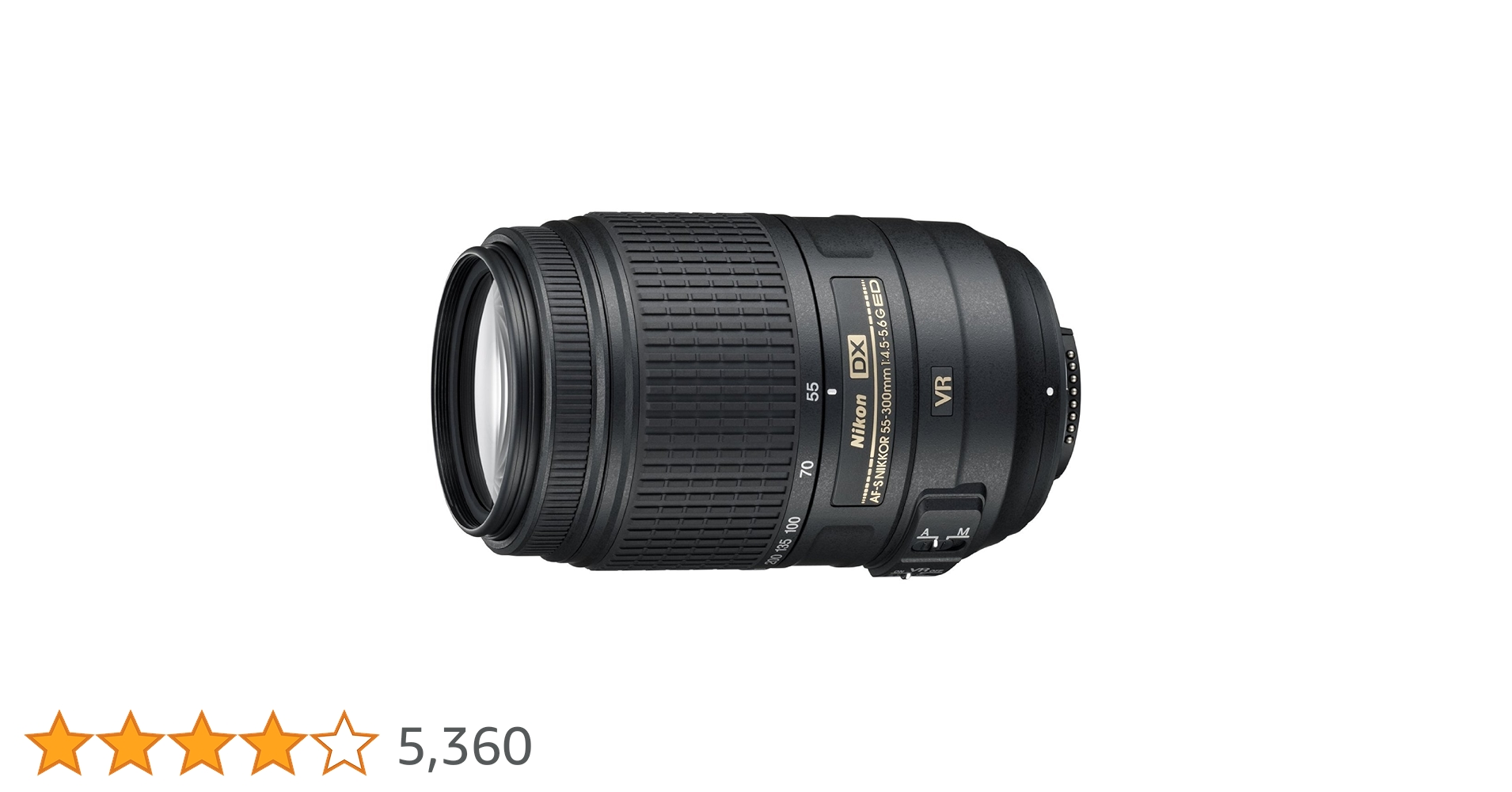 Nikon ニコン 55-300mm VR 望遠レンズ♪ ニコン Nikon AF-S DX 55-300mm NIKKOR 1:4.5-5.6G ED VR 美品