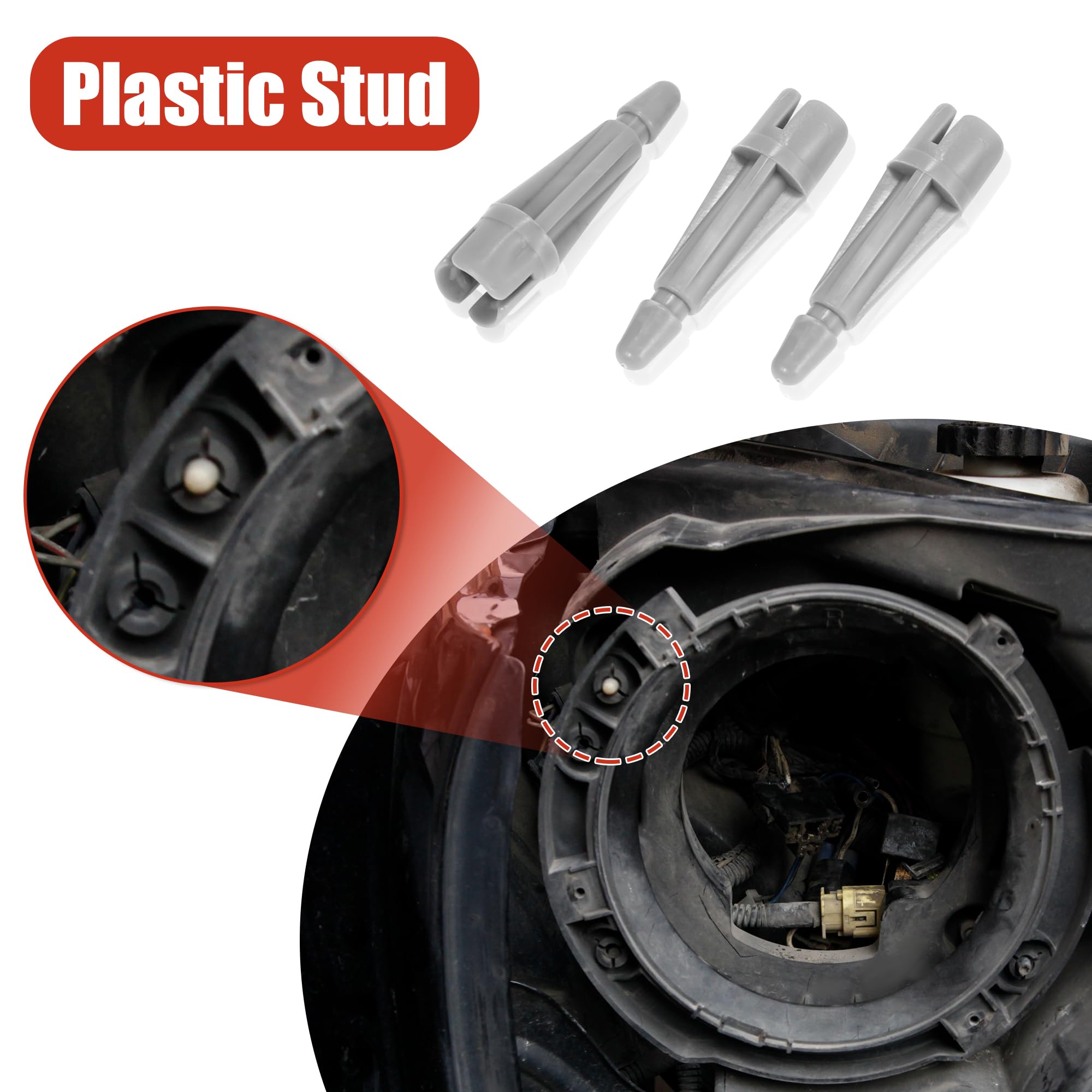 7-Inch Headlight Mounting Ring Bracket For Jeep Wrangler JK & JKU (2007-2018 Models)
