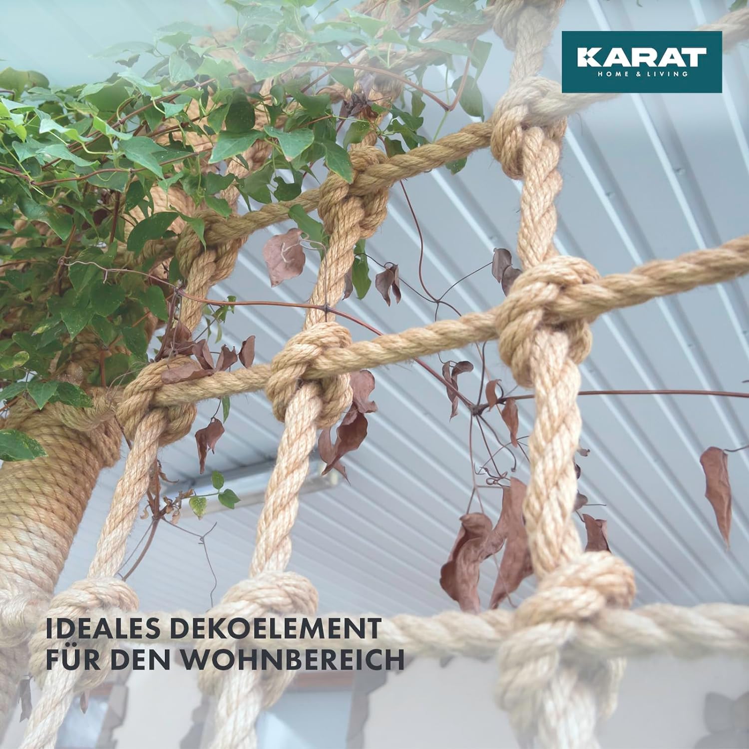 KARAT Cuerda de escalada de 30 m y 30 mm de grosor, cuerda de yute 100% natural, extrafuerte, cuerda de yute, para deporte, decoración de jardín, manualidades, árbol rascador