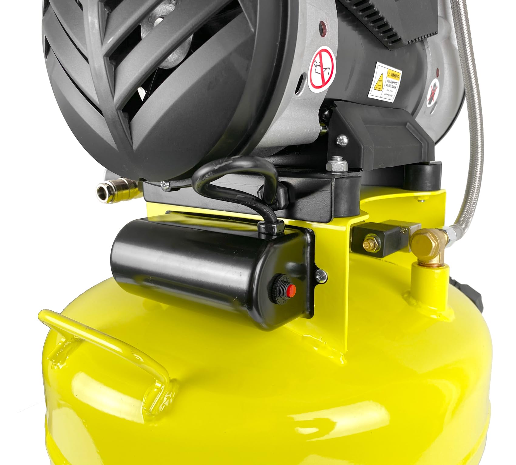 WELDINGER Flüsterkompressor FK 150 up innenbeschichteter 40 l Tank 1500 W (Silent Kompressor Kolbenkompressor) 5 Jahre Garantie