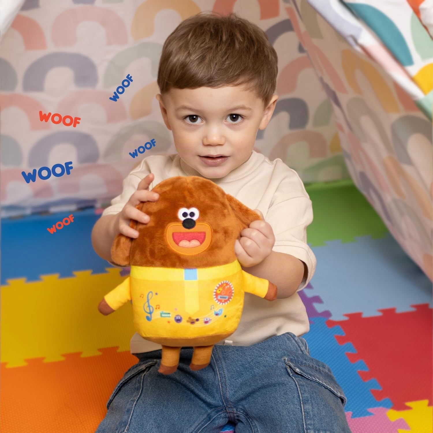 Hey Duggee Talking Soft Toy, Brown