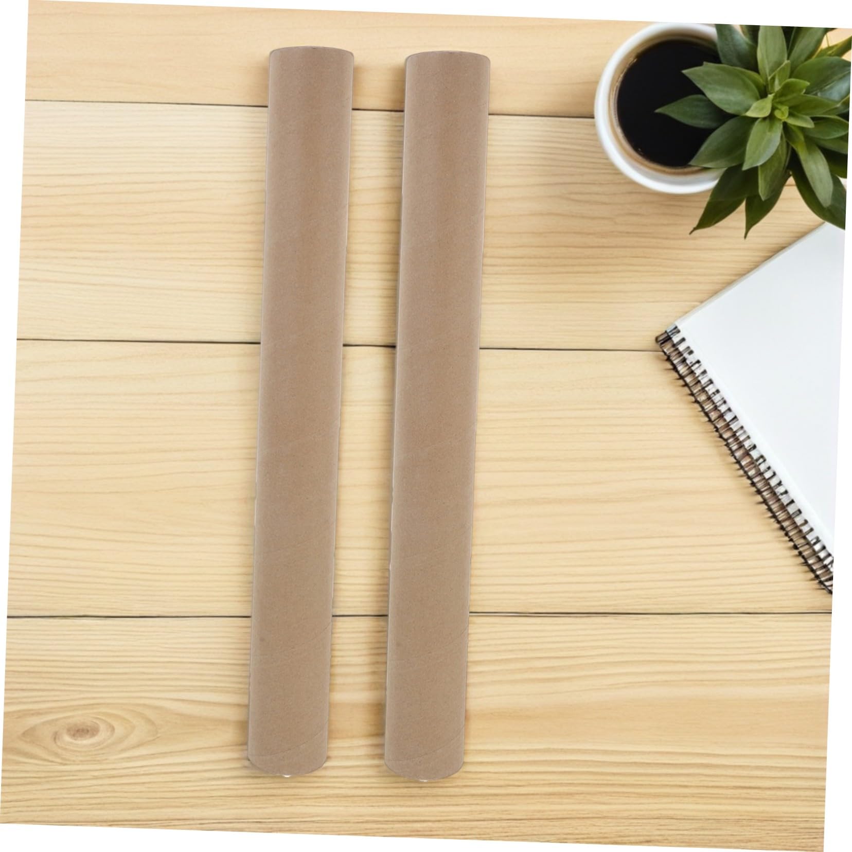 Gatuida 10pièces Tube de Carton Postal Réutilisable pour Affiches et Tube Carton pour Documents et Œuvres Art Cylindre Papier Kraft pour Rangement et Expédition