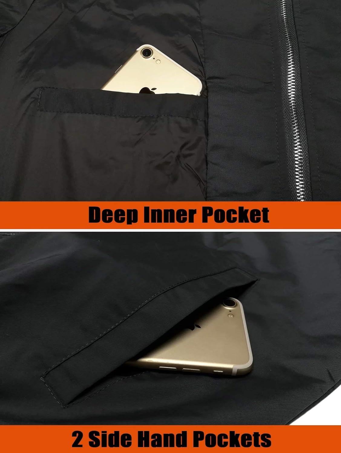 MAGCOMSEN Men's Jacket Lightweight Windbreaker Bomber Jacket Windproof Casual Jacket Outwear at  Men’s Clothing store