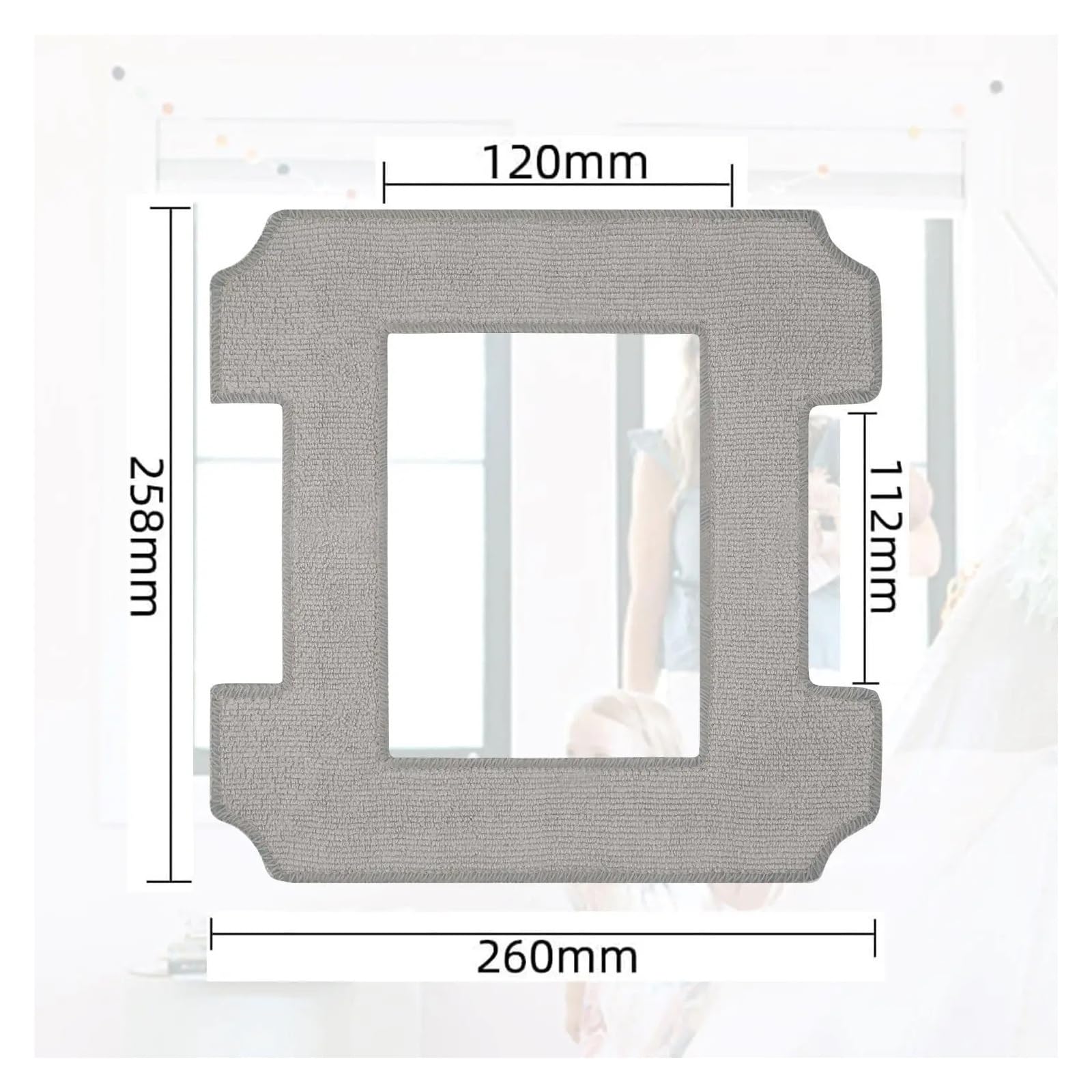 Mop Pad, Compatibile Con Gli Accessori For Lavavetri Ecovacs Winbot W2 Omni(18PCS)