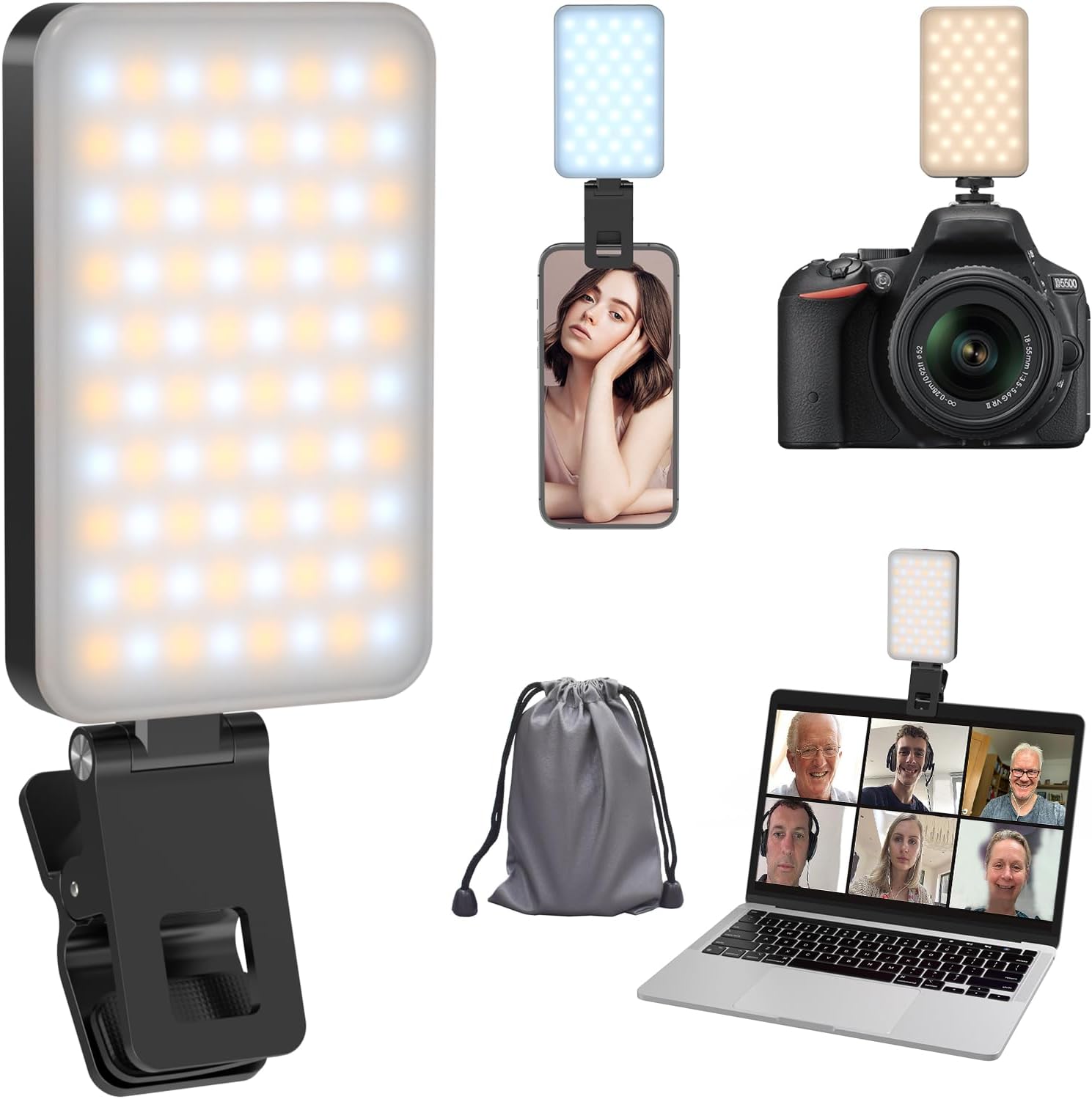 Amazon.com : Ring Light OEBLD Dimmable with 3 Light Modes & 10 ...