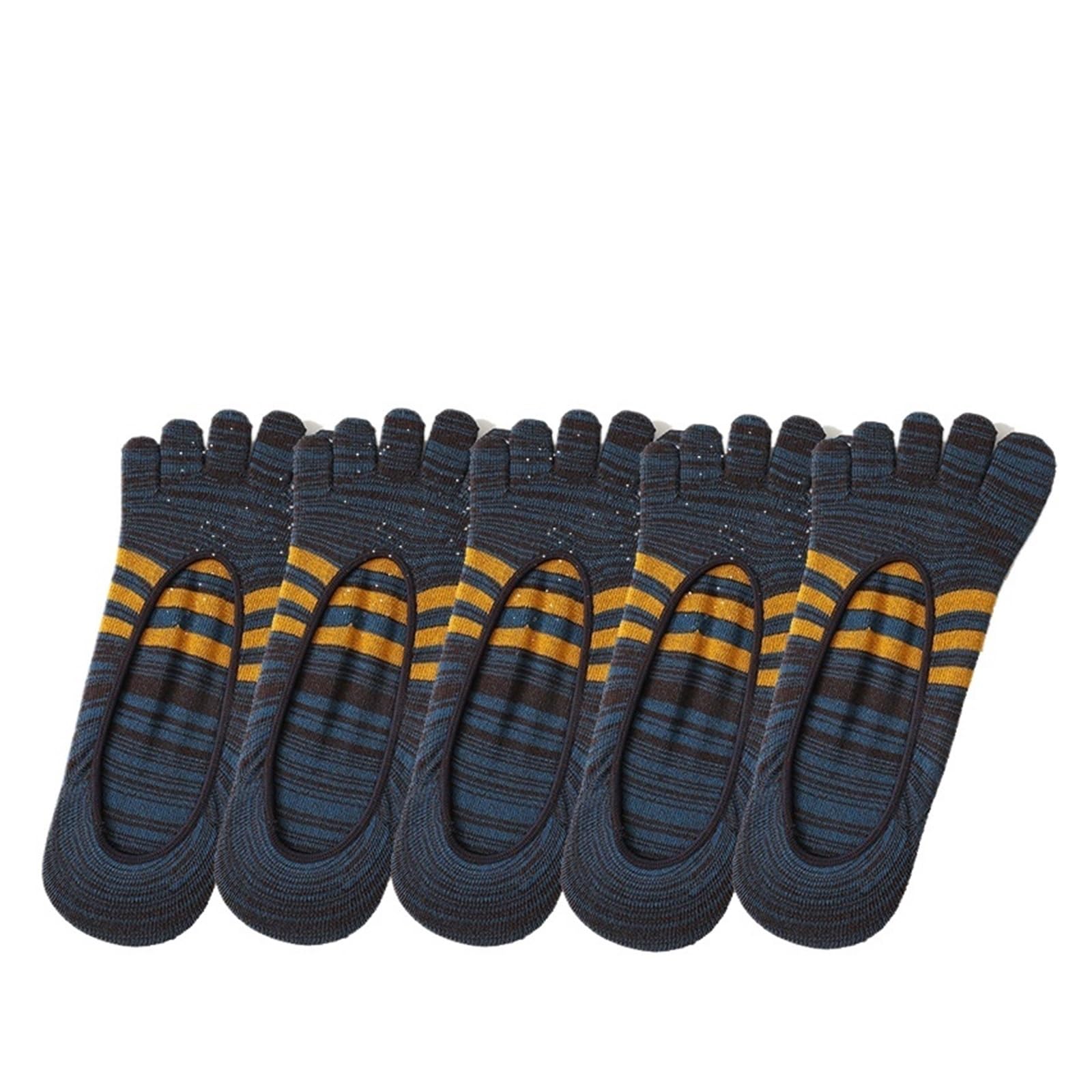 ITRHJTGP Finger Socks Five-Toed Socks Tabi Flip Flop Mens Running Kintoe Hiking for Fitness(Blue)