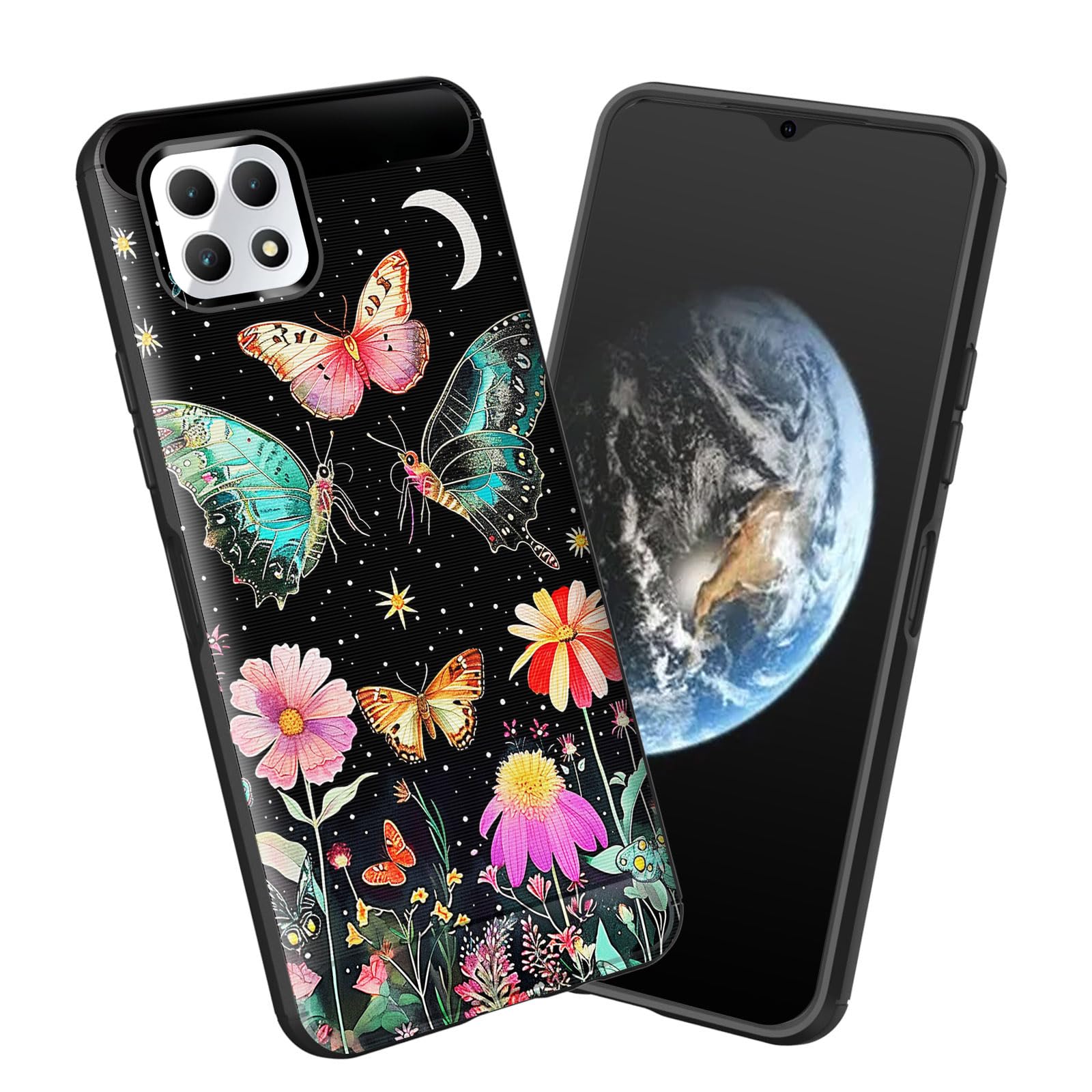 smauncucn for T-Mobile Revvl 7 5G Case,Soft TPU Slim Fashion Anti-Fingerprint Non-Slip Protective Phone Case Cover for T-M...