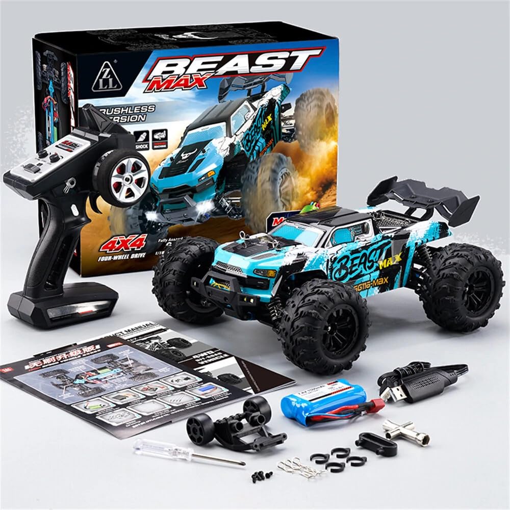 ZLL Beast SG116 MAX Brushless 1/16 Scale 4WD, for Adults, UP