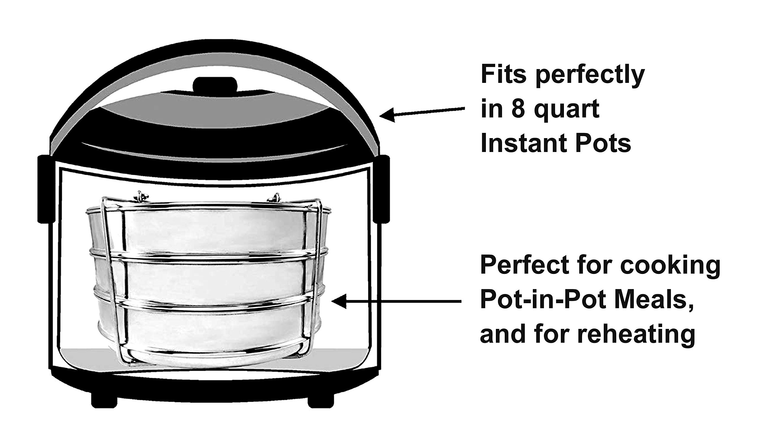 stackable stainless steel instant pot