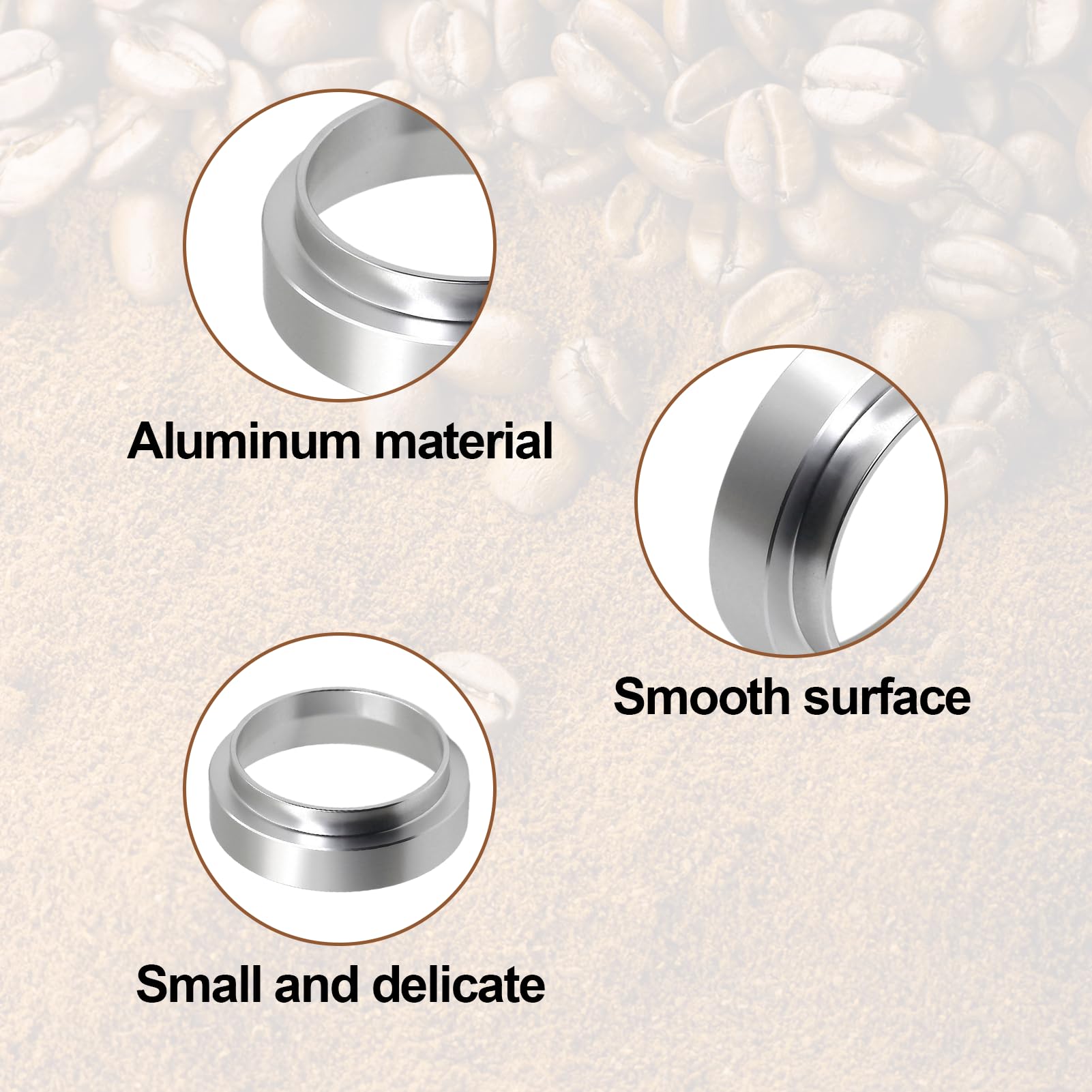 Normcore Livellatore Per Caffè 58,5 Mm - Distributore In Acciaio Inox Con Profondità Regolabile (4-12 Mm) Per Portafiltri Macchine Espresso - 2