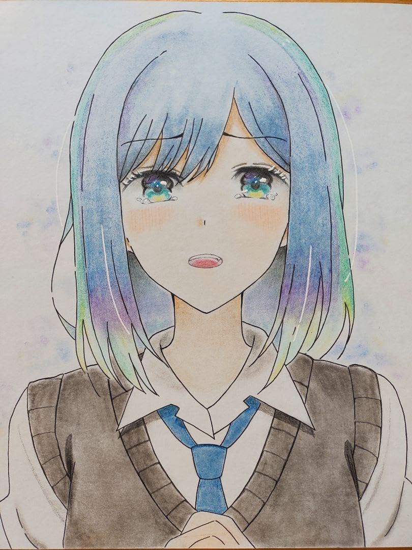 Amazon.co.jp: 推しの子 イラスト 色紙 ファンアート 黒川あかね  