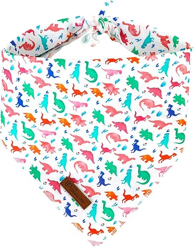 Vista 43 de Bandana de verano para perro, bandana hawaiana para perros medianos y grandes, lindo pañuelo rosa para cachorros, adorable bufanda triangular