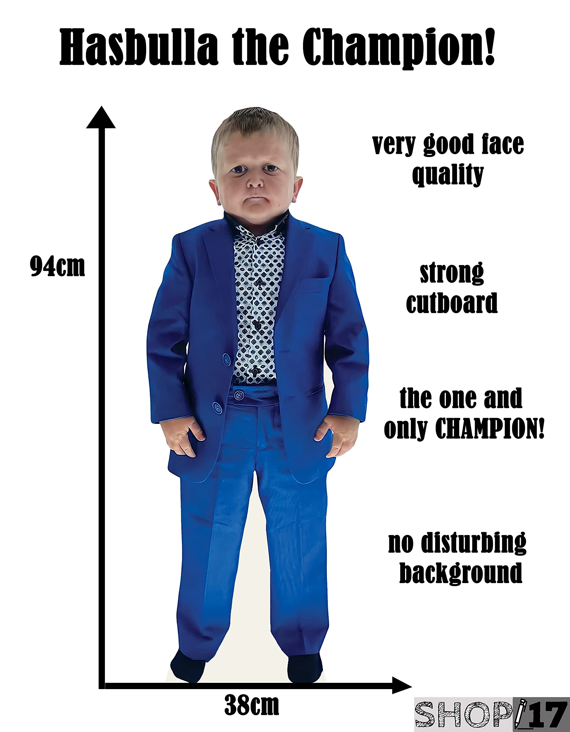 Hasbulla Magomedov Lifesize Cardboard Cutout (88cm X 34cm), 49 OFF