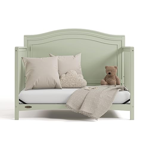 Miniatura 4 de Graco Cuna convertible 4 en 1 París, certificado GREENGUARD Gold, se convierte en cama de niño, sofá cama y cama matrimonial, se adapta a colchón